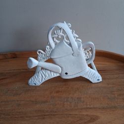Vintage Rare Cast Iron Cottage Garden Hose Holder 