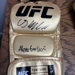 BRANDON MORENO x ALEXA GRASSO Signed UFC Glove