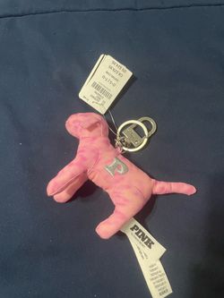New Vs pink doggy keychain