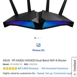 Asus Gaming Router Hardly Used Paid $500 Each
