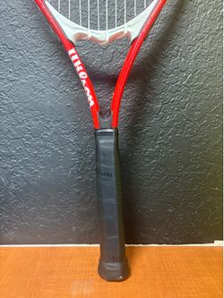 Wilson Triumph V-Matrix Purple & Pink Tennis Racquet 4 3/8 Grip Stop Shock