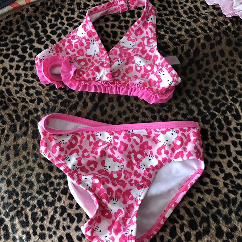 3T Hello Kitty bikini with hat