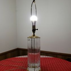 Baccarat France Crystal Harmonie Lamp Mint Working Condition