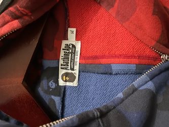 A Bathing Ape BAPE Camo Zip Hoodie XL