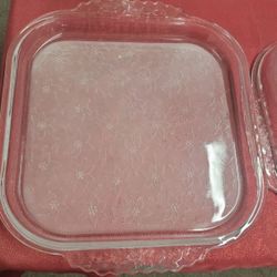 Princess House Fantasi Frosted Bake n' Serve Tray 