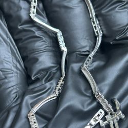 10k White Gold And 27 Natural Diamonds Tennis Bracelet Grams 