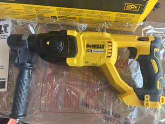 DEWALT 20V MAX Cordless Brushless 1 in. SDS Plus D-Handle Concrete and Masonry Rotary Hammer (Tool Only)
