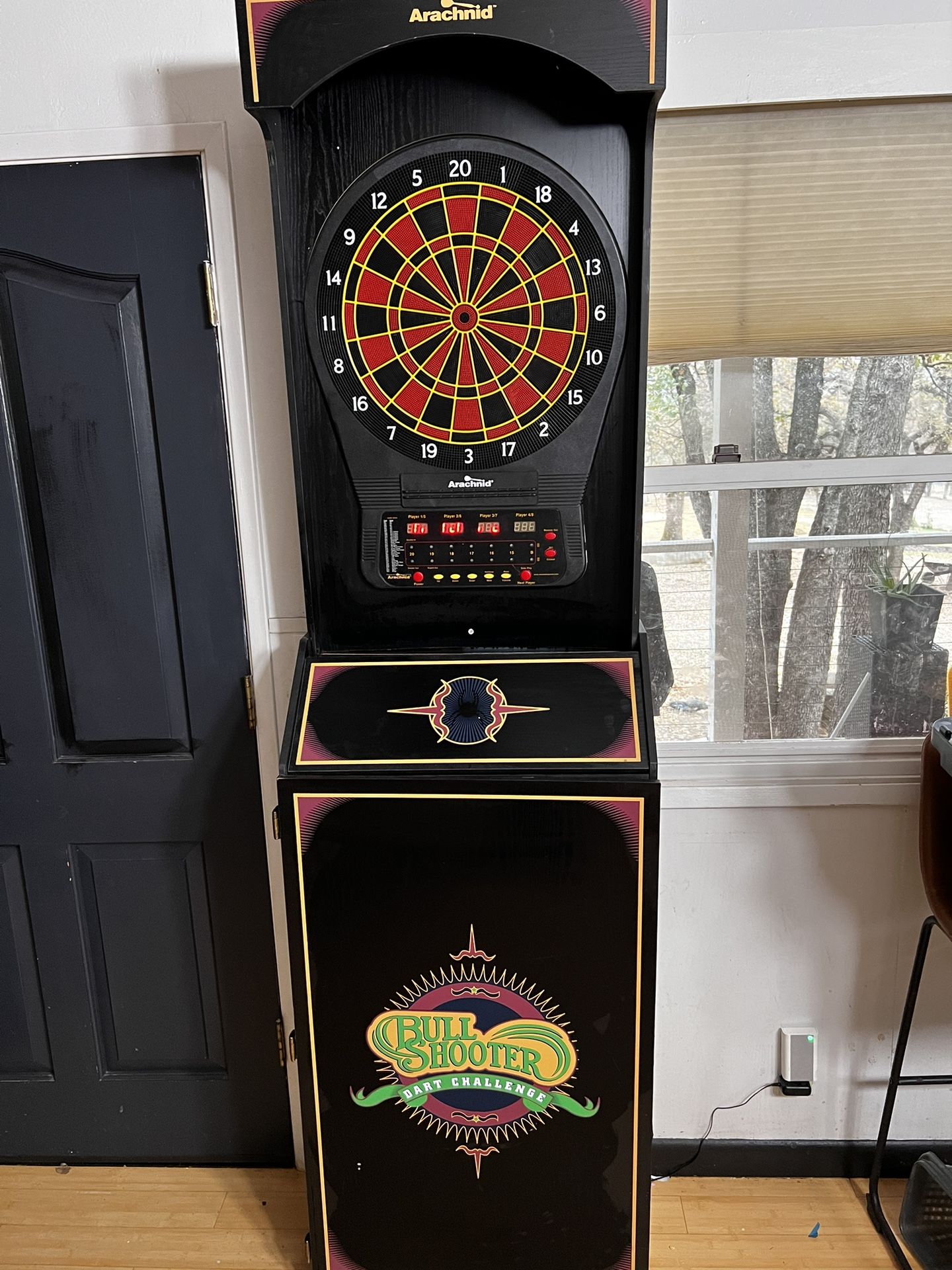 Electric Dartboard With Storage