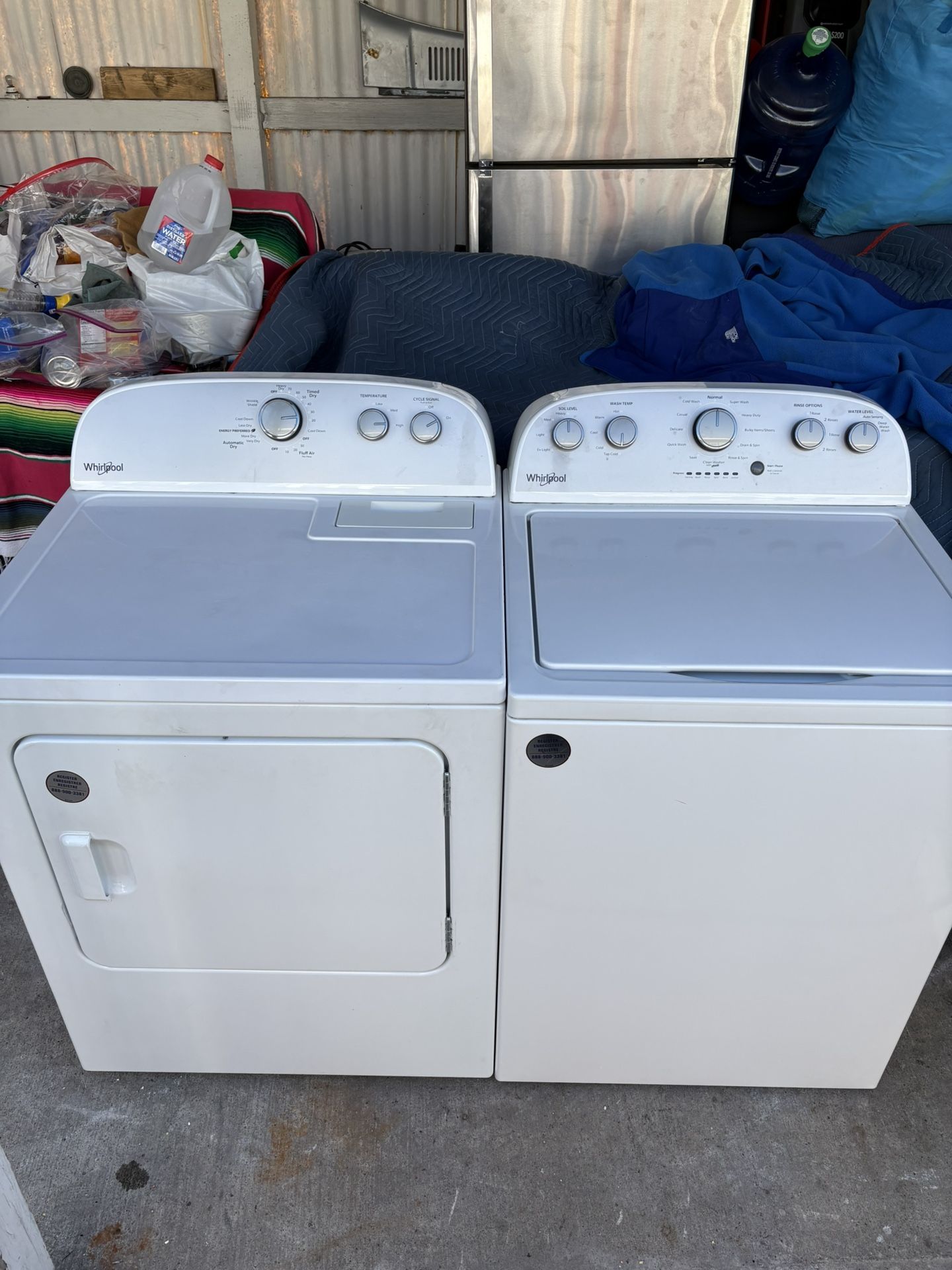 Whirlpool Washer And Dryer
