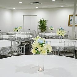 Fake Flower Arrangements For Wedding Reception, Birthday, Baby Shower, Gender Reveal, Funeral Reception,