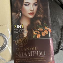 Argan Oil Shampoo Hair Color “Natural Black”