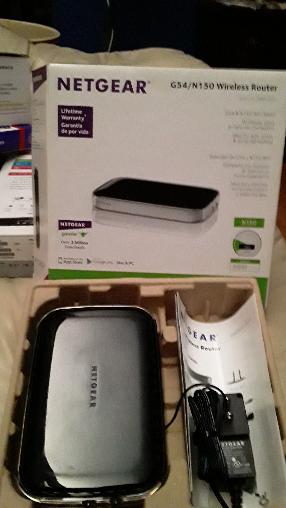 Netgear g54 /N150 wireless router