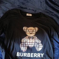 BURBERRY T SHIRT $25 SIZE LARGE LONG SLEEVE