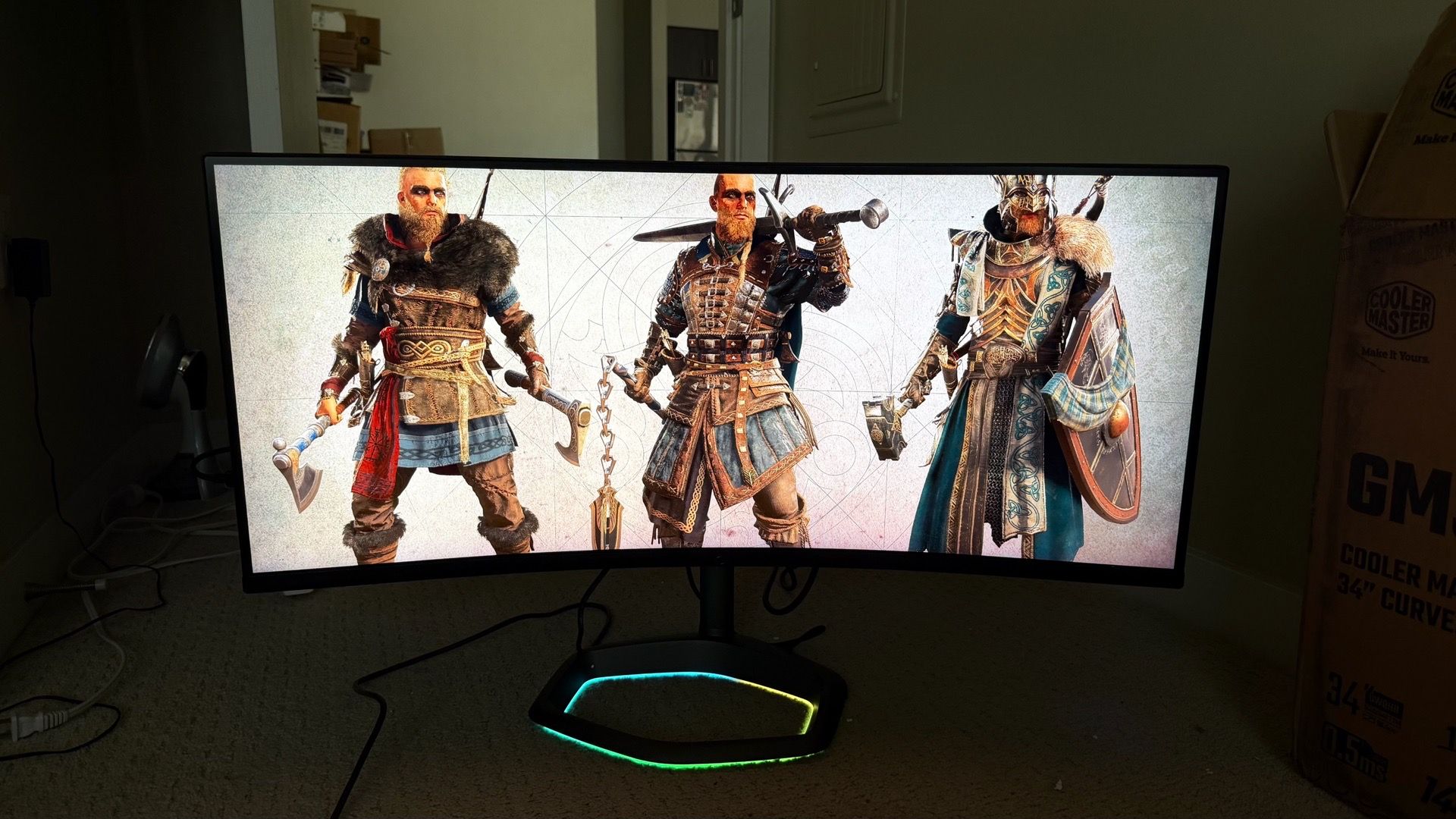 Cooler Master GM34-CWQ ARGB 34" Curved Gaming Monitor 144Hz