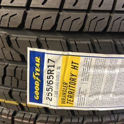 255/65/17 Goodyear Wrangler Territory HT