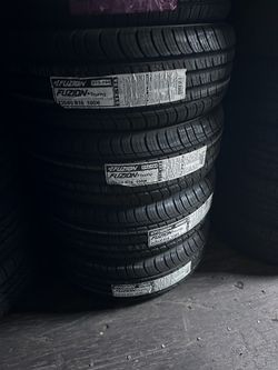 SET OF FOUR NEW TIRES 235/60/16 FUZION INCLUDING MOUNT AND BALANCE ASK ME FOR SIZES AND BRANDS 