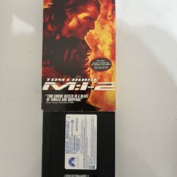 Mission Impossible 2 VHS Tom Cruise 