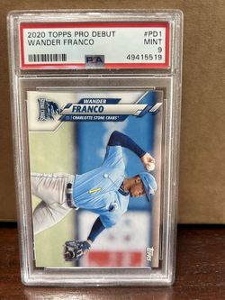 2020 Topps wander Franco, Tampa Bay, rays rookie card