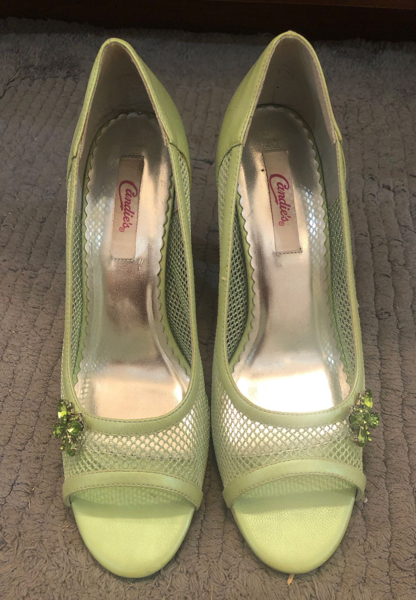 Candies green heels