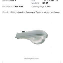 Large Parking Lot Light