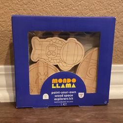 Paint-Your-Own Wood Space Explorers Kit