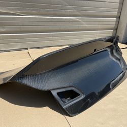 2009 - 2016 Infiniti G37 Sedan VIS Racing Demon Style Carbon Fiber Trunk  (With Camera Cut Out)