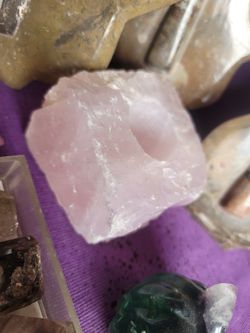 Rose Quartz Candle Holders $20 Each