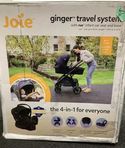 Joie Ginger and Rue Travel System Shale Dark.