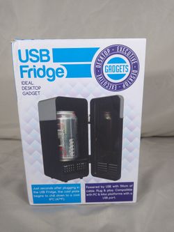 USB Fridge Ideal Desktop Gadget Executive 114cm Cable Chills to 8°C (47°F)