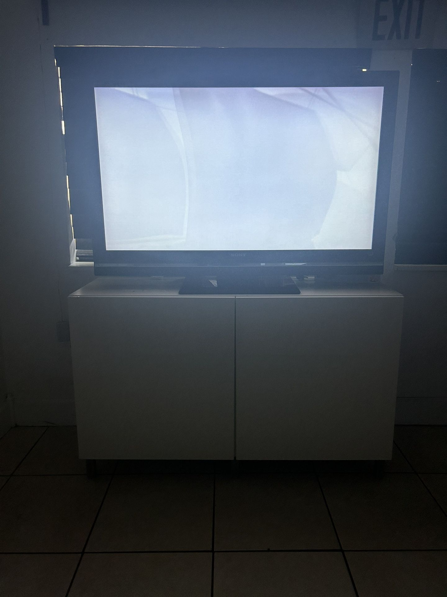 Sony Tv & IKEA Cabinet Combo