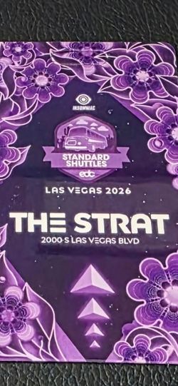 2 EDC Shuttle Passes (Standard @ $150 each or $300 for both) reduced price