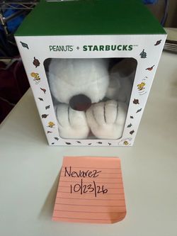 2026 Starbucks Snoopy Plush