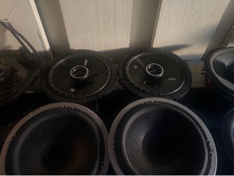 2 pairs of 61/2 speakers