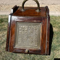 Vintage Victorian Coal Box