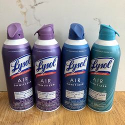 NEW Lysol Air Sanitizer $4each