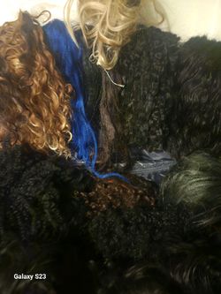 Hair/wigs/extensions!!! Real Hair And Fake