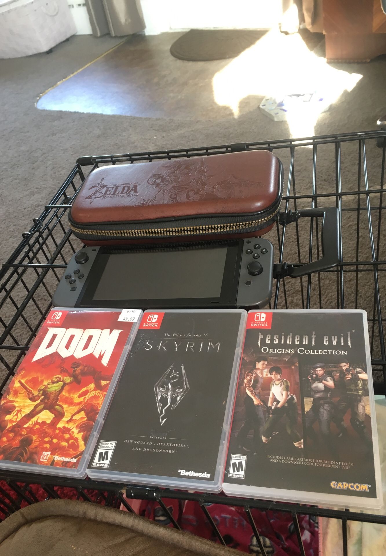Less than a year old switch need money for bills don’t want to sell but have to resident evil sold