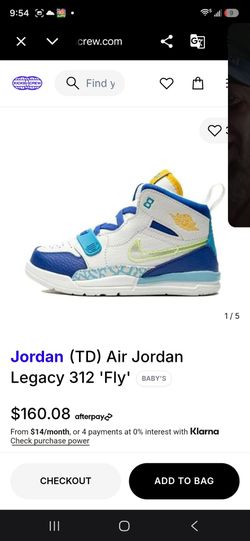 Air jordan legacy 312 for t baby's/td