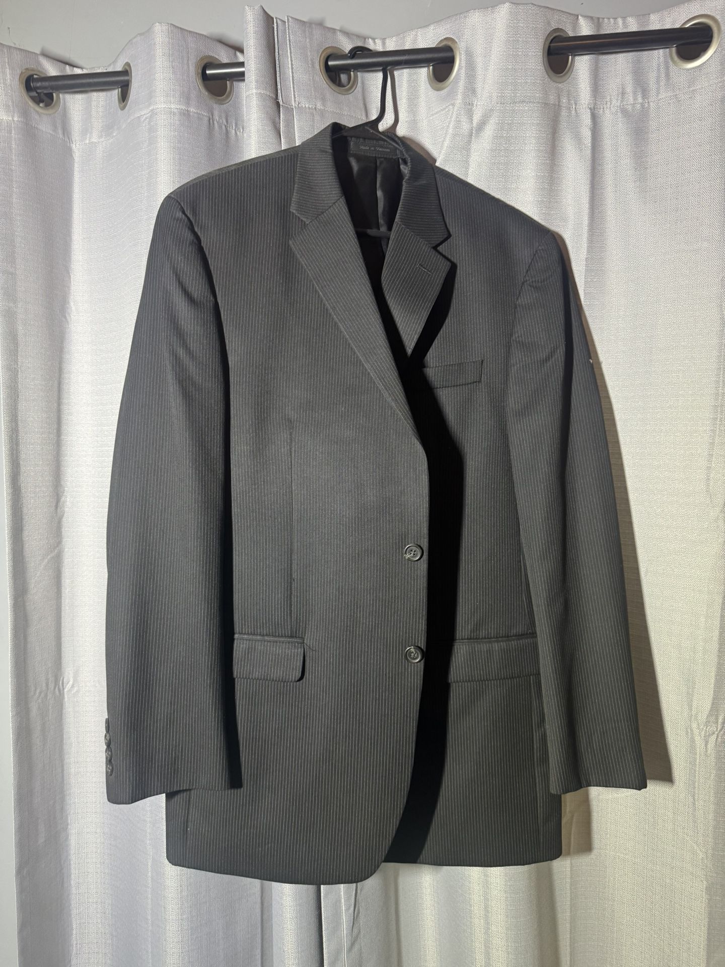 Pinstripe Chaps Suit Jacket