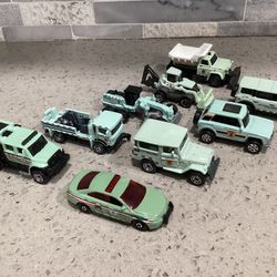 Lot Of  9 Matchbox Diecast National Parks Rangers Fire Dept. Cars (VALENCIA)  $40