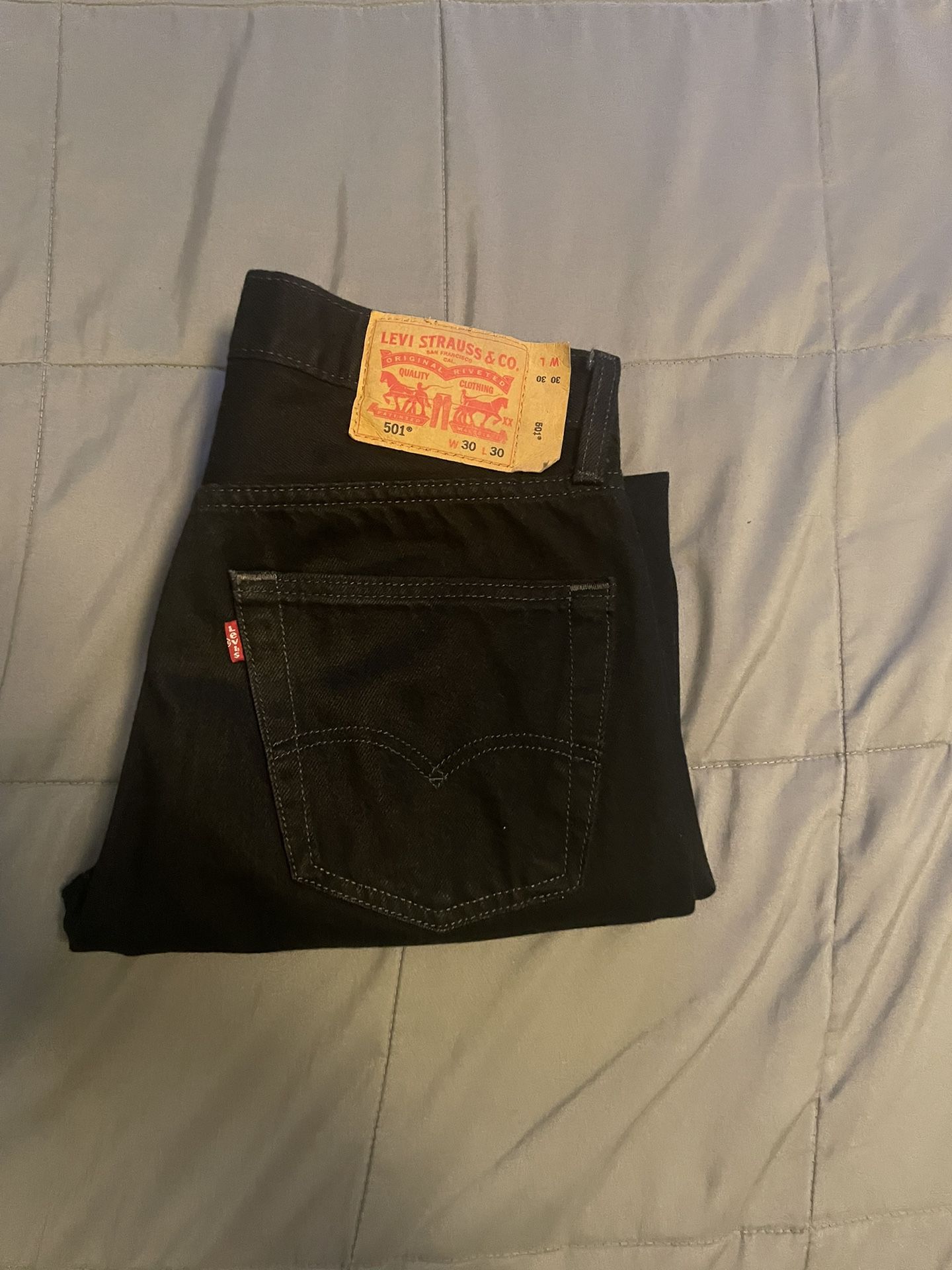 Levi’s Black Jeans 501s 30x30