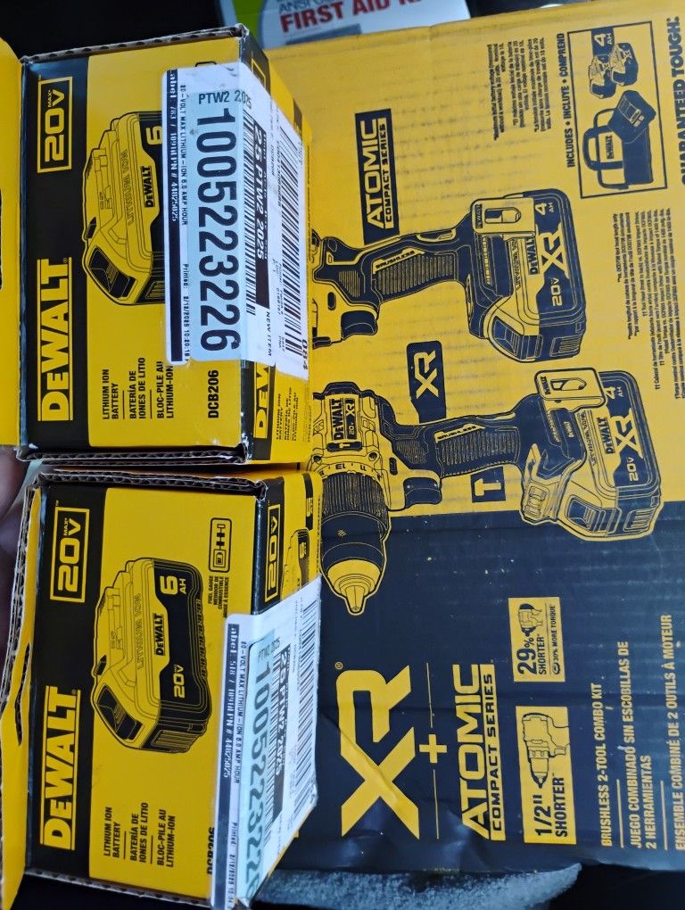 DeWalt XR Brushless Atomic Hammer Drill & Impact Gun