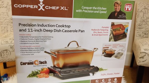 Brand New As Seen On Tv Copper Chef Xl Precision Induction