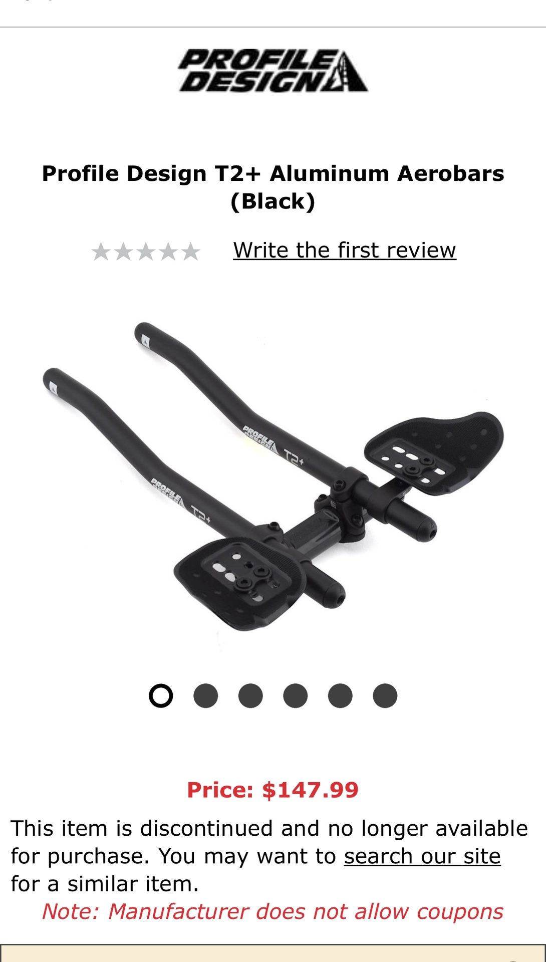 Profile Design T2 + Aluminum Aero Bars