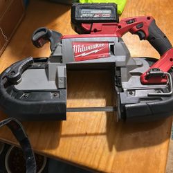Milwaukee M18 Chordless Trigger Band Saw 
