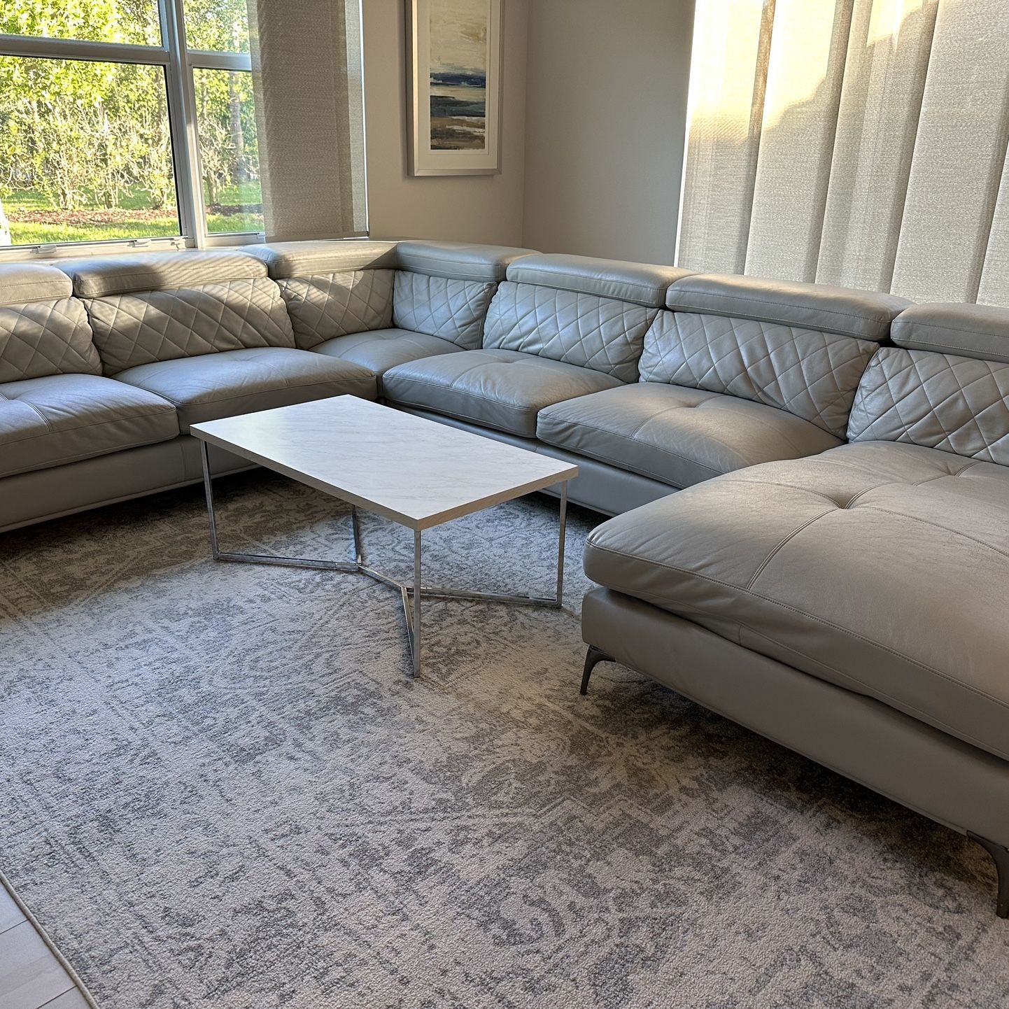 Sofia Vergara 4 Pc Sectional Sofa