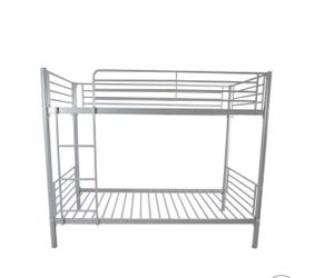 Silver metal bunkbed