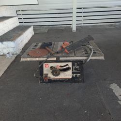 10" Table Saw $15 Dollars With Brand New Blade