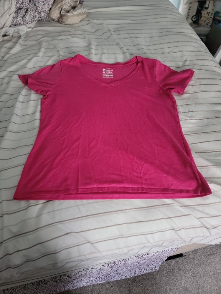 Womens Nike Shirt Dri Fit Size Large
