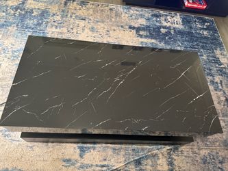 Black Marble-Top Coffee Table (lift top design)